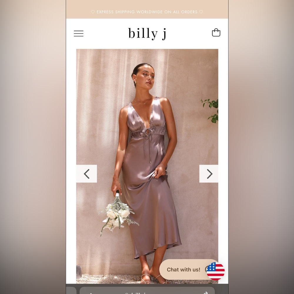 Billy J wedding guest midi dress